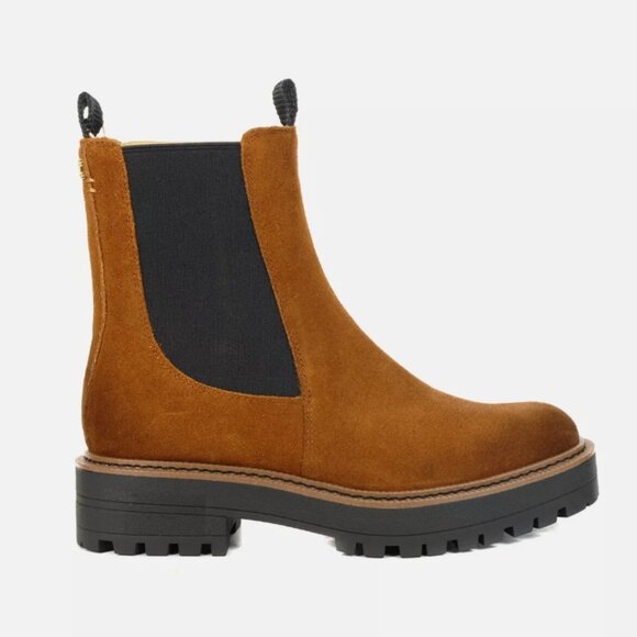 Sam Edelman Women's Boots Laguna Suede Chelsea Boots 10M - Picture 1 of 16
